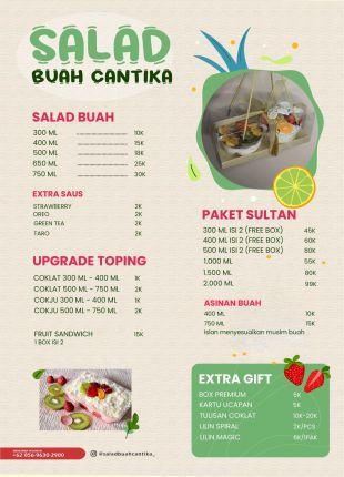 SALAD BUAH CANTIKA
